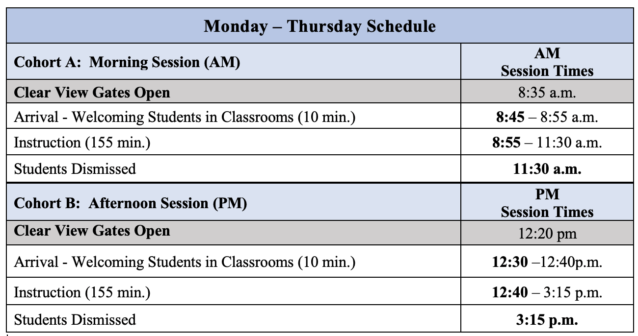 April 2021 – Clear View Elementary School